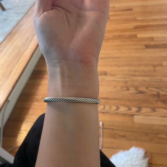 David Yurman Cable Classic Bracelet with Pearls and Diamonds - Picture 3 of 3